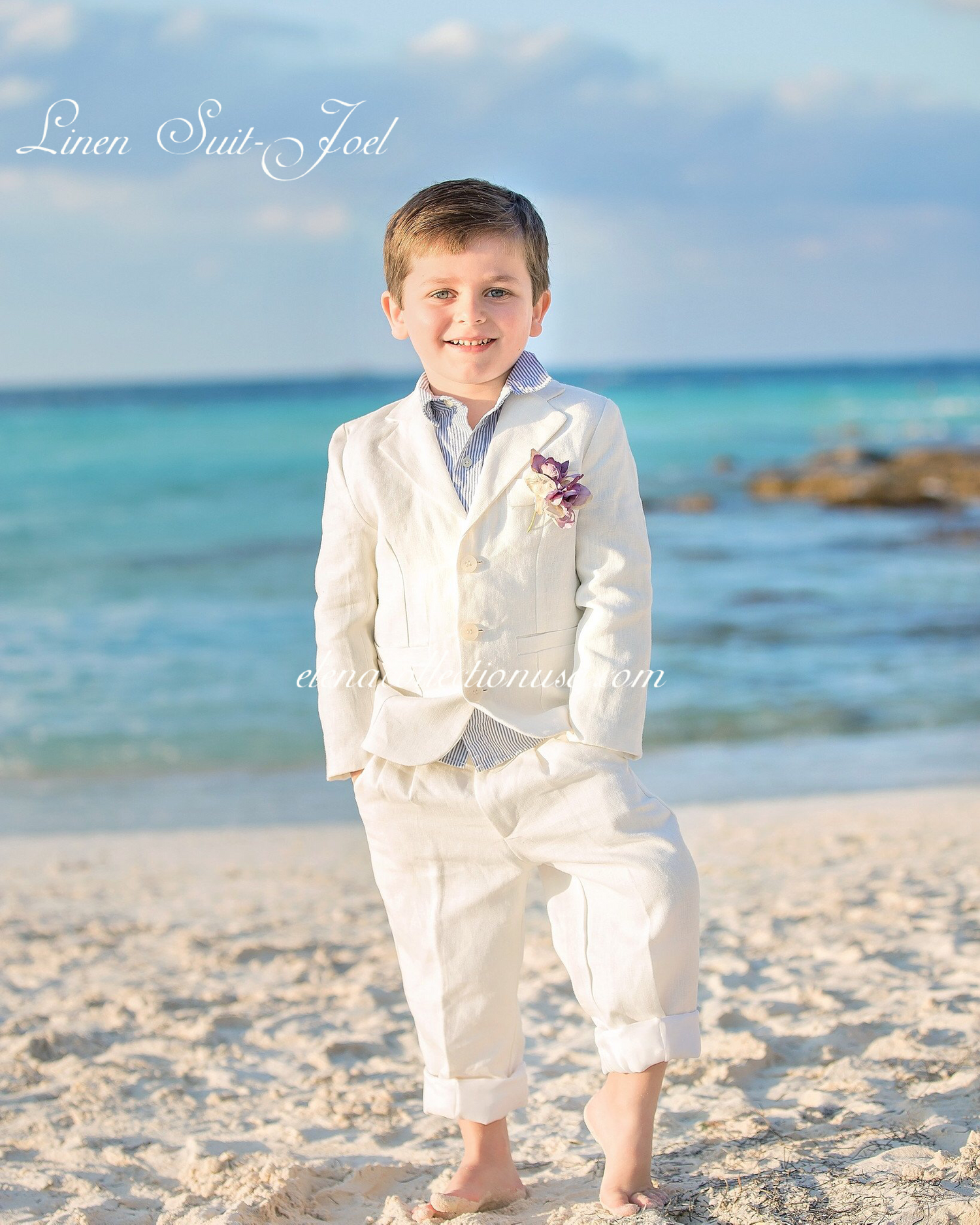 Boy Linen Suit - Joel