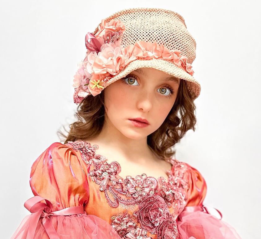 Girls Cloche Hat - Flora