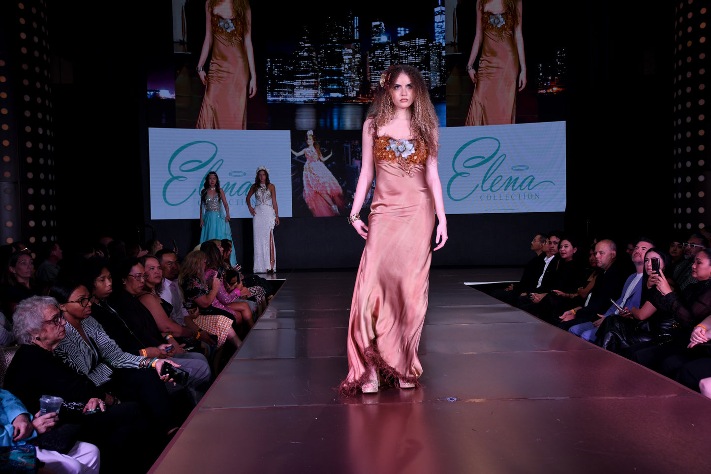 Silk Dress for Hire - Runway