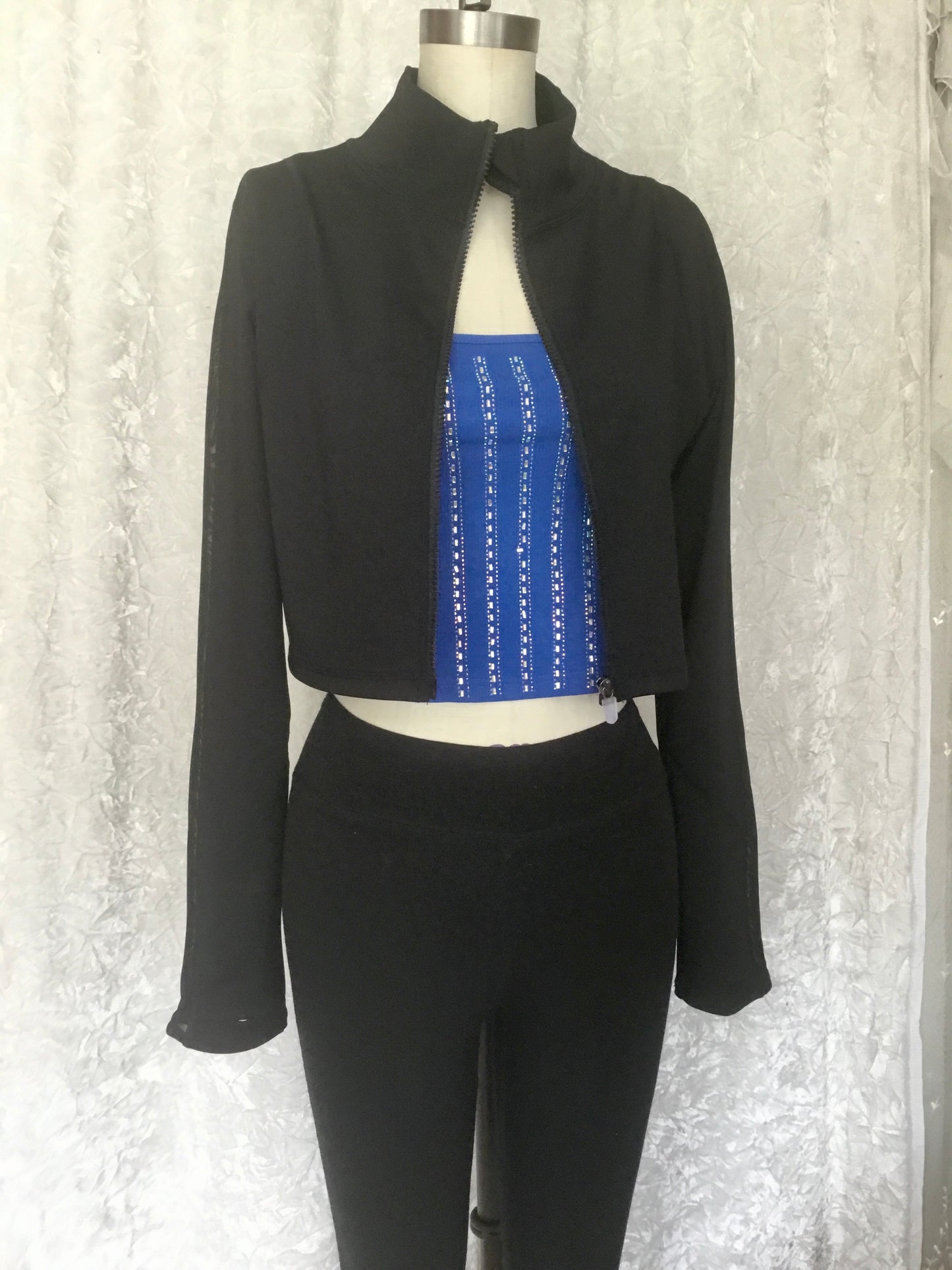 Rhinestone Royal Blue Top - Riley