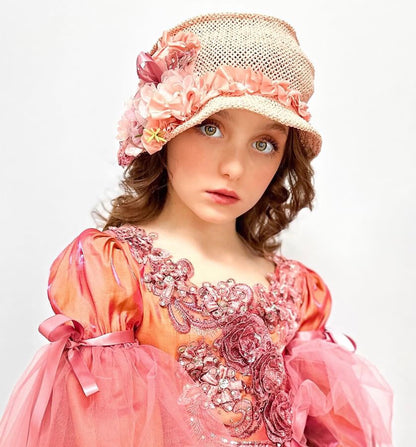 Girls Cloche Hat - Flora