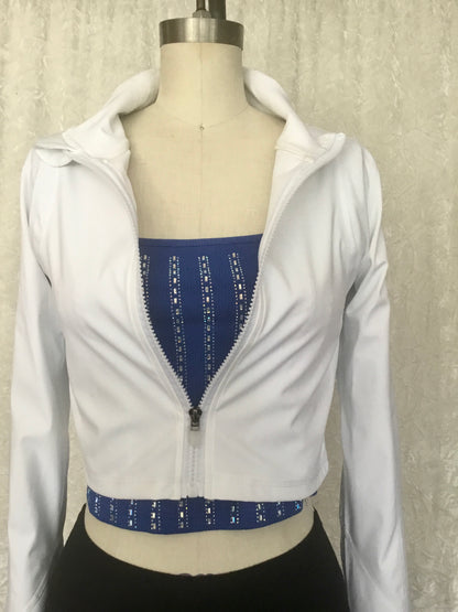 Rhinestone Royal Blue Top - Riley