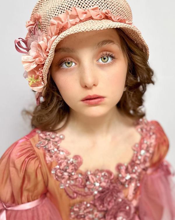 Girls Cloche Hat - Flora