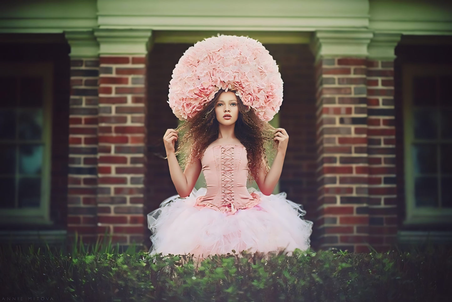 Pink & Lilac Corsets 3d Flowers - Nicole