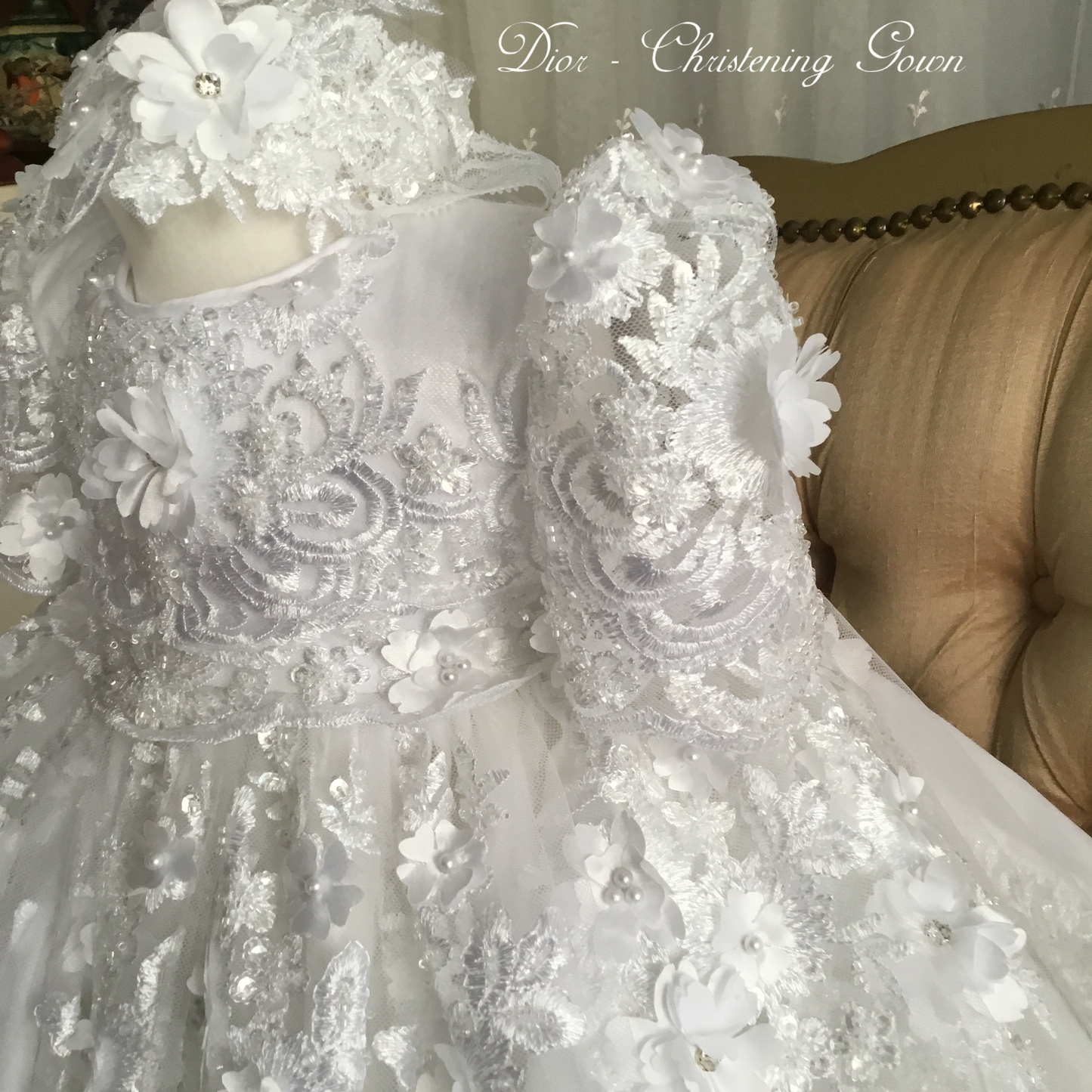 Heirloom Lace Christening Gown - Dior