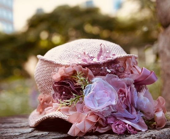 Girls Cloche Hat - Flora