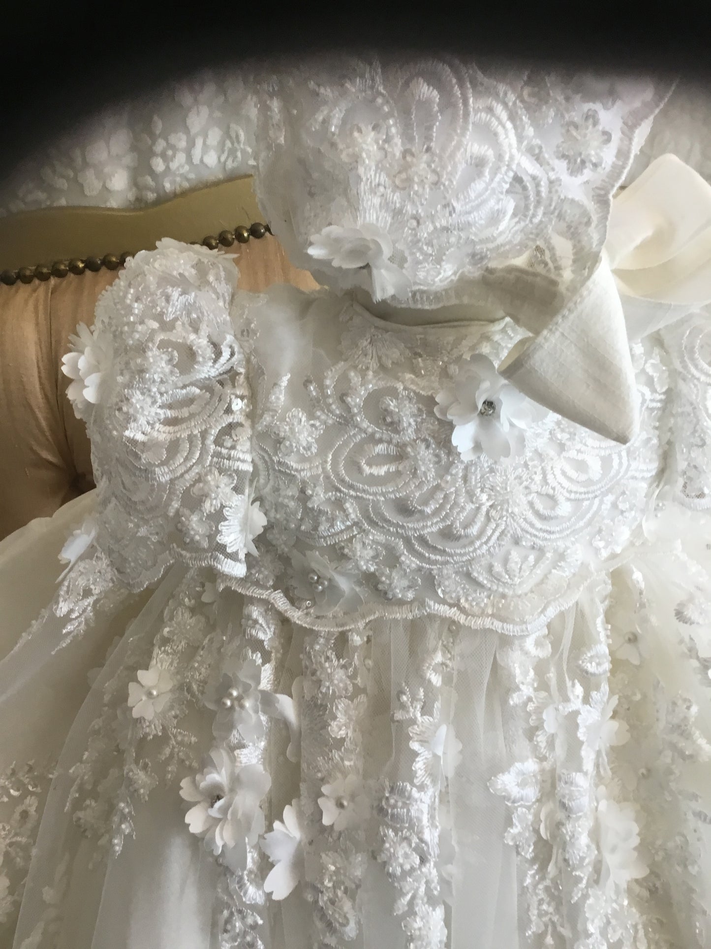 Heirloom Lace Christening Gown - Dior