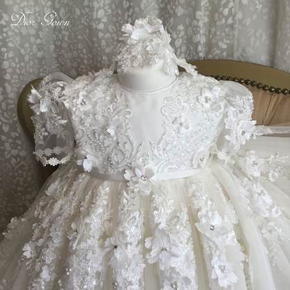 Heirloom Lace Christening Gown - Dior