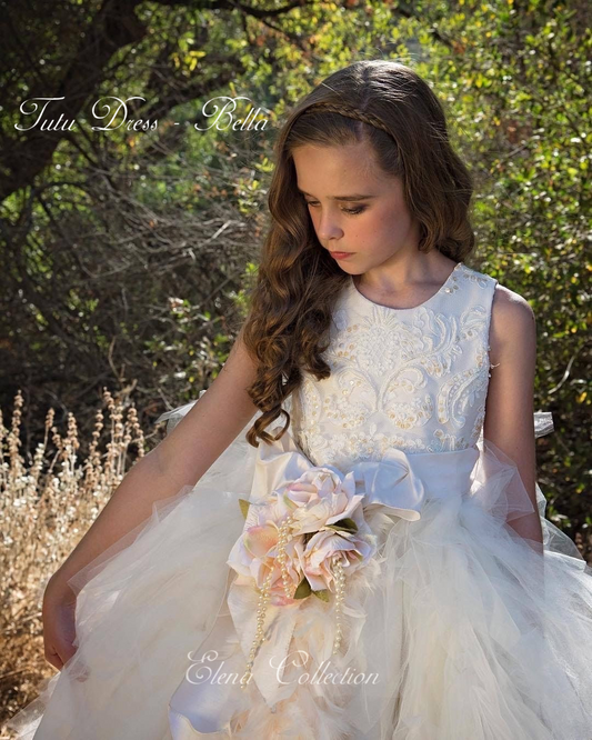 Flower Girl Tutu Dress - Bella