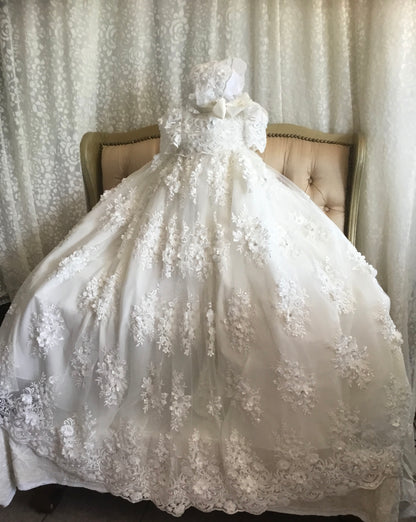 Heirloom Lace Christening Gown - Dior