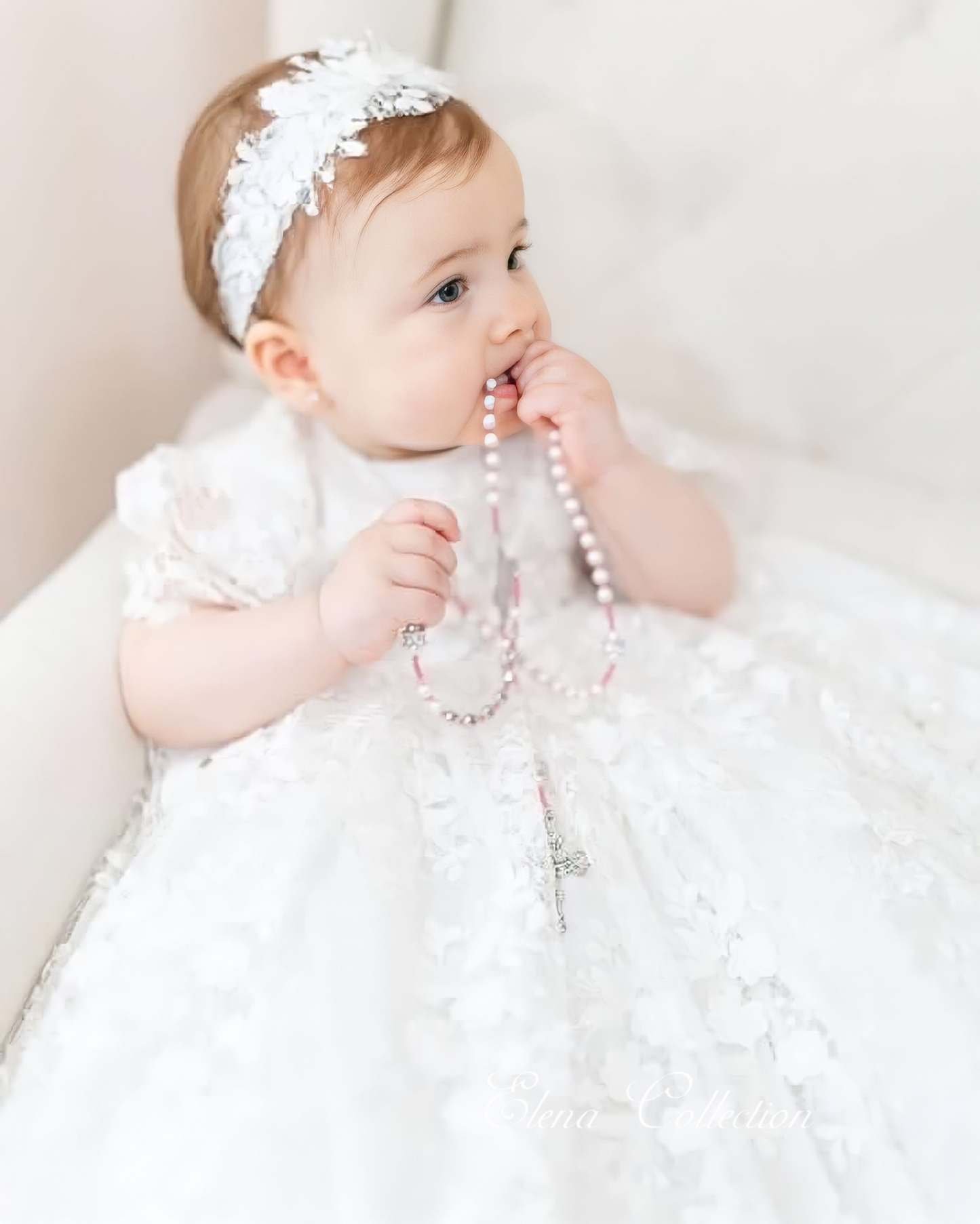 Lace Christening Gown - Adel