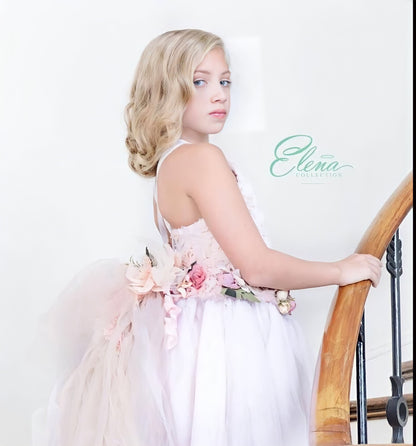 Flower Girl Tulle Dress - Leanna