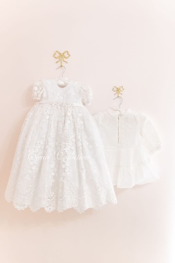 Lace Christening Gown - Adel