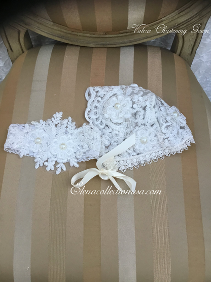 Christening Gown with Bonnet - Valerie