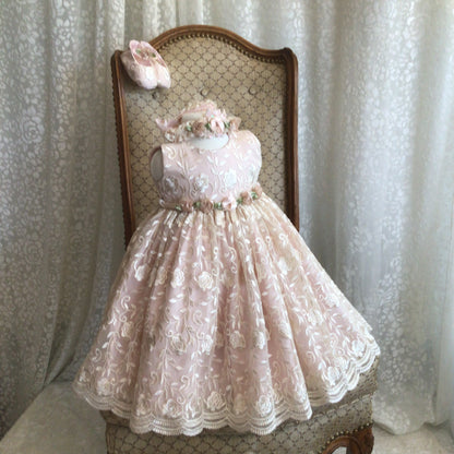 Lace Flower Girl Baby Dress - Lola