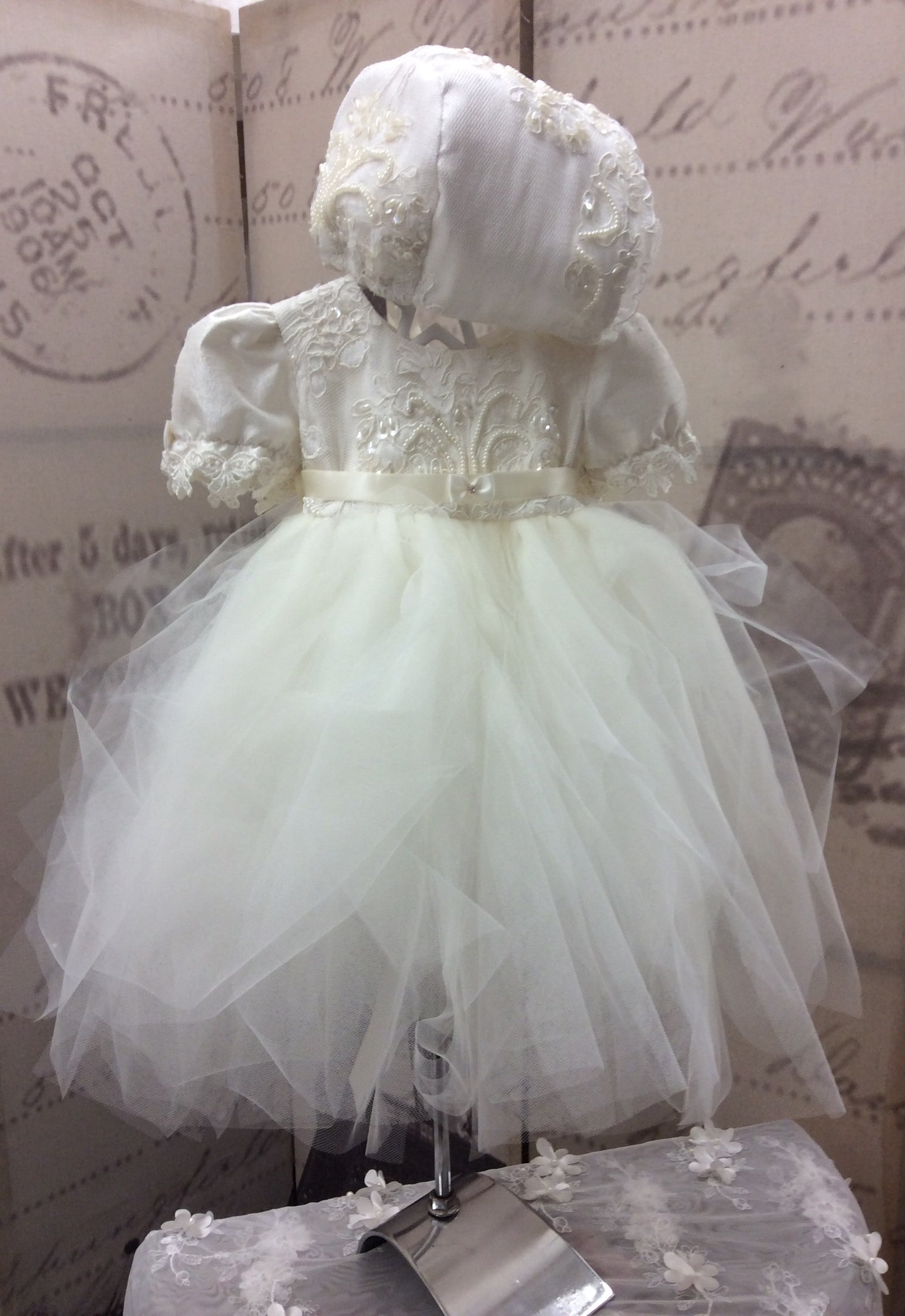 Christening Tulle Dress - Alesia