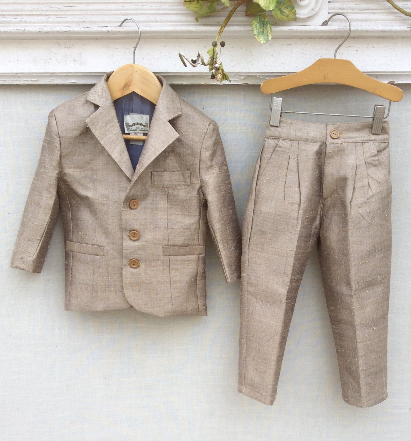 Ring Bearer Silk Suit VICTOR by Elena - ElenaCollection
 - 2