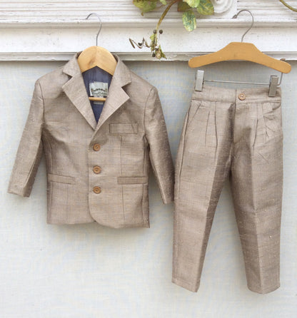 Ring Bearer Silk Suit VICTOR by Elena - ElenaCollection
 - 2