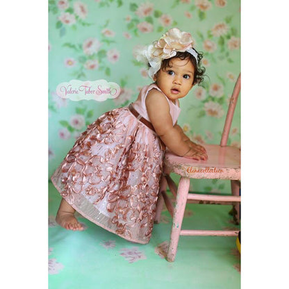 Nikita Baby Girl Dress - Photo prop - Special Occasion - ElenaCollection
 - 5