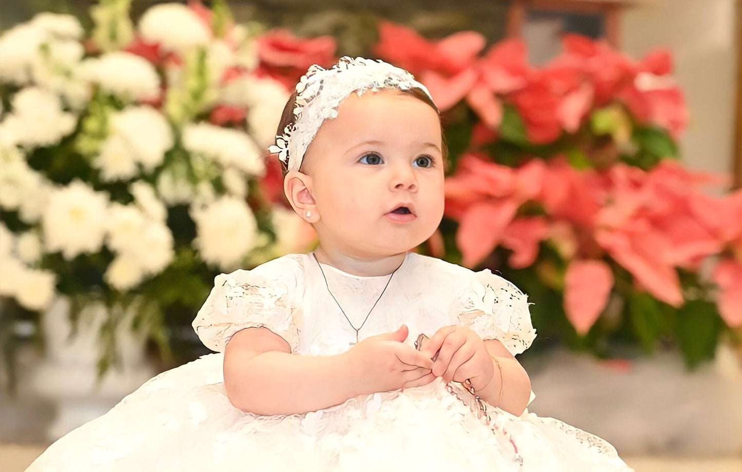 Lace Christening Gown - Adel