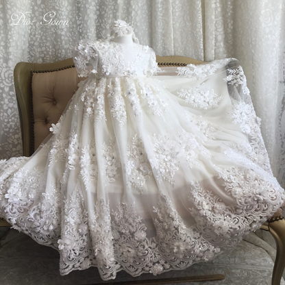 Heirloom Lace Christening Gown - Dior