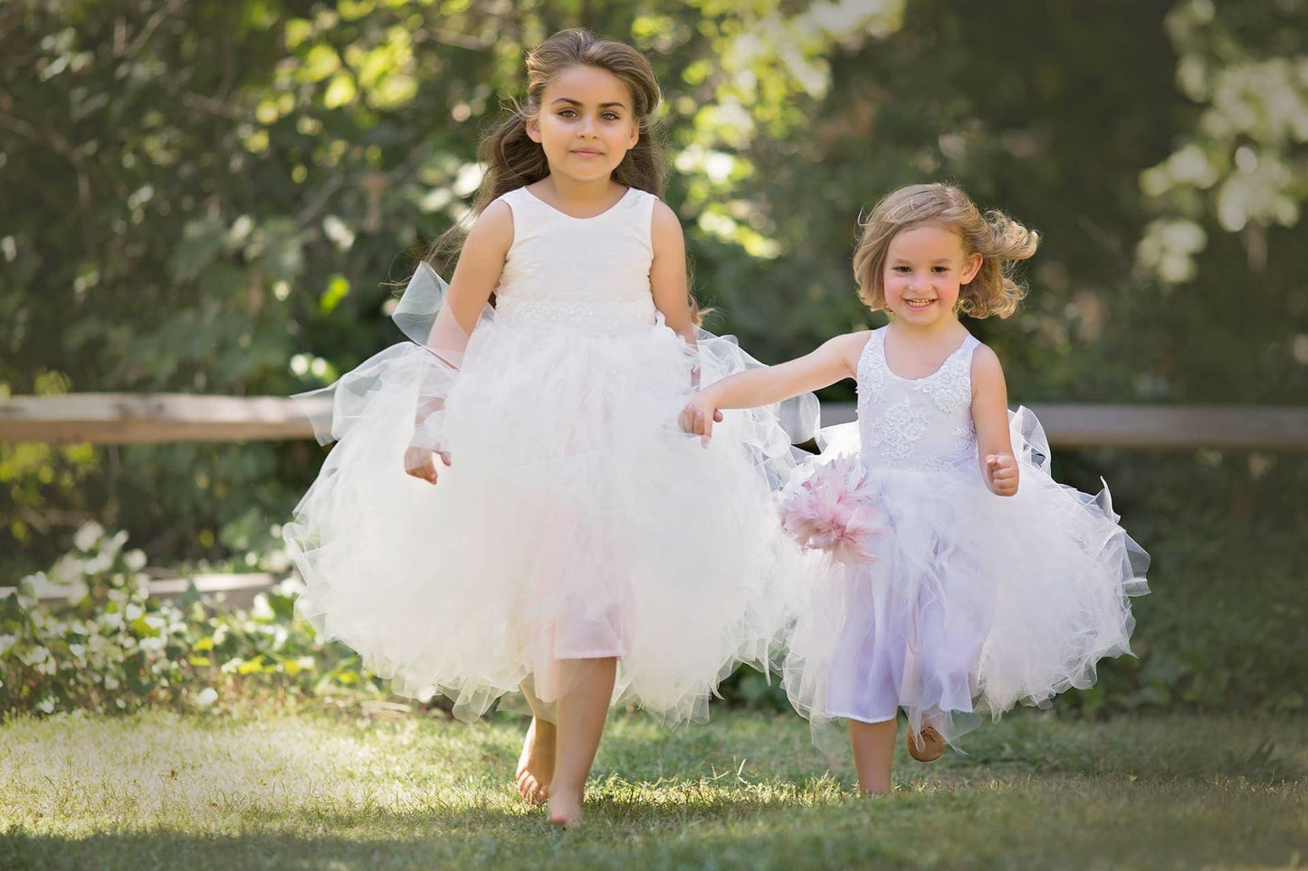 Blush Couture Tutu Dress-Bridal-Flowergirl-Photoprop-Isabella - ElenaCollection
 - 6