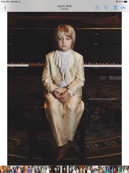 Boy Silk Suit - Victor