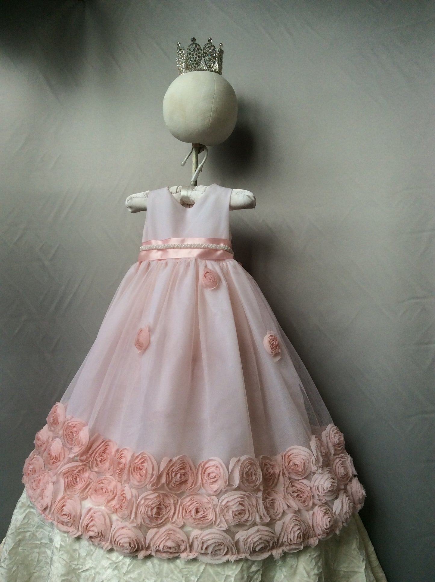 Flower baby girl dress-Baptism-Christening-Brandy - ElenaCollection
 - 11