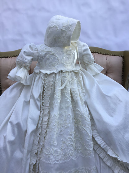 Heirloom Silk Christening Gown - William & Kate