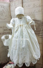 Christening Silk Gown & Bonnet -Jensen