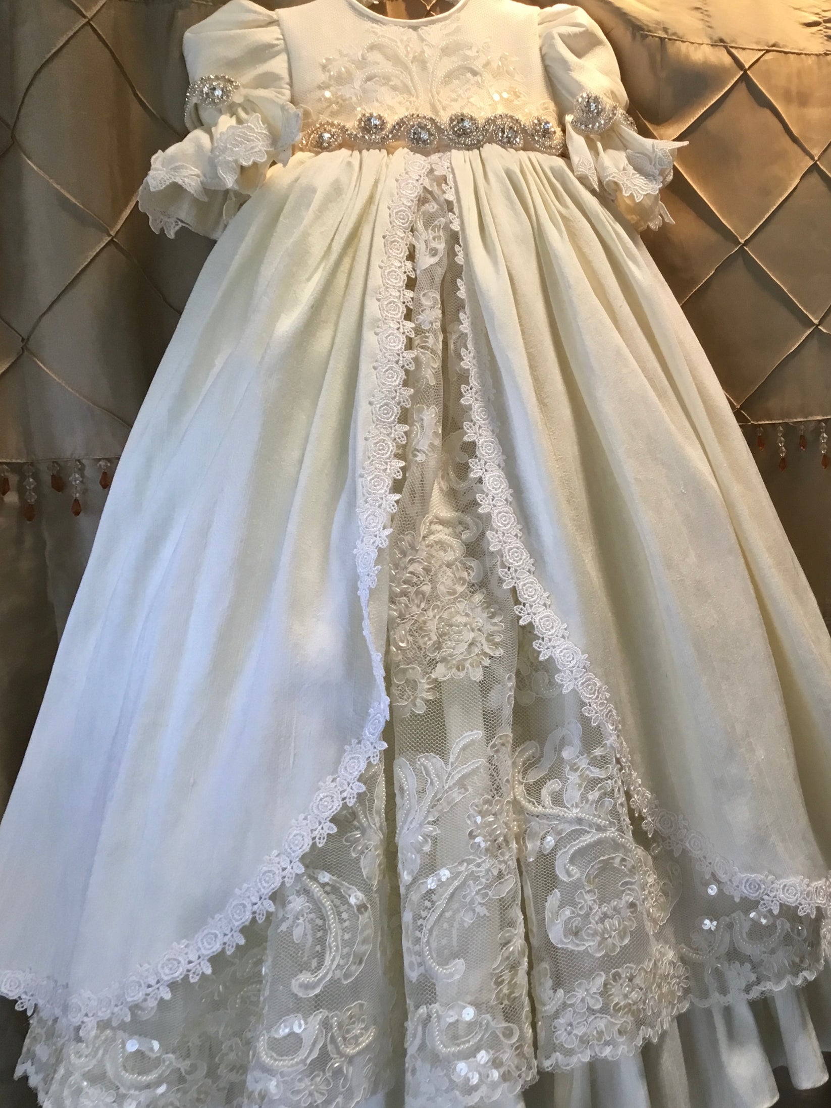 Christening Heirloom Gown - Casandra – Elena Collection