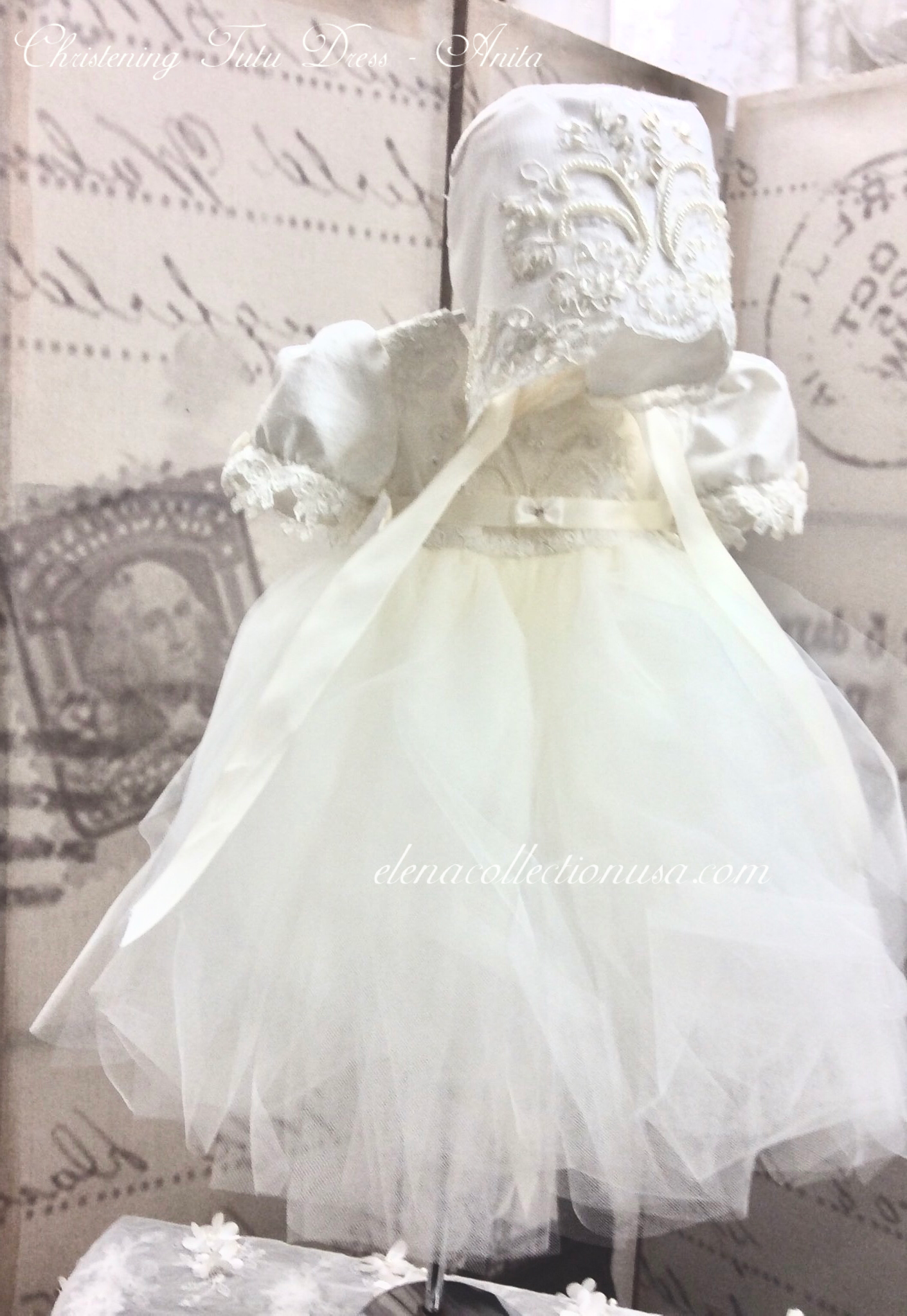 Christening Tulle Dress - Alesia