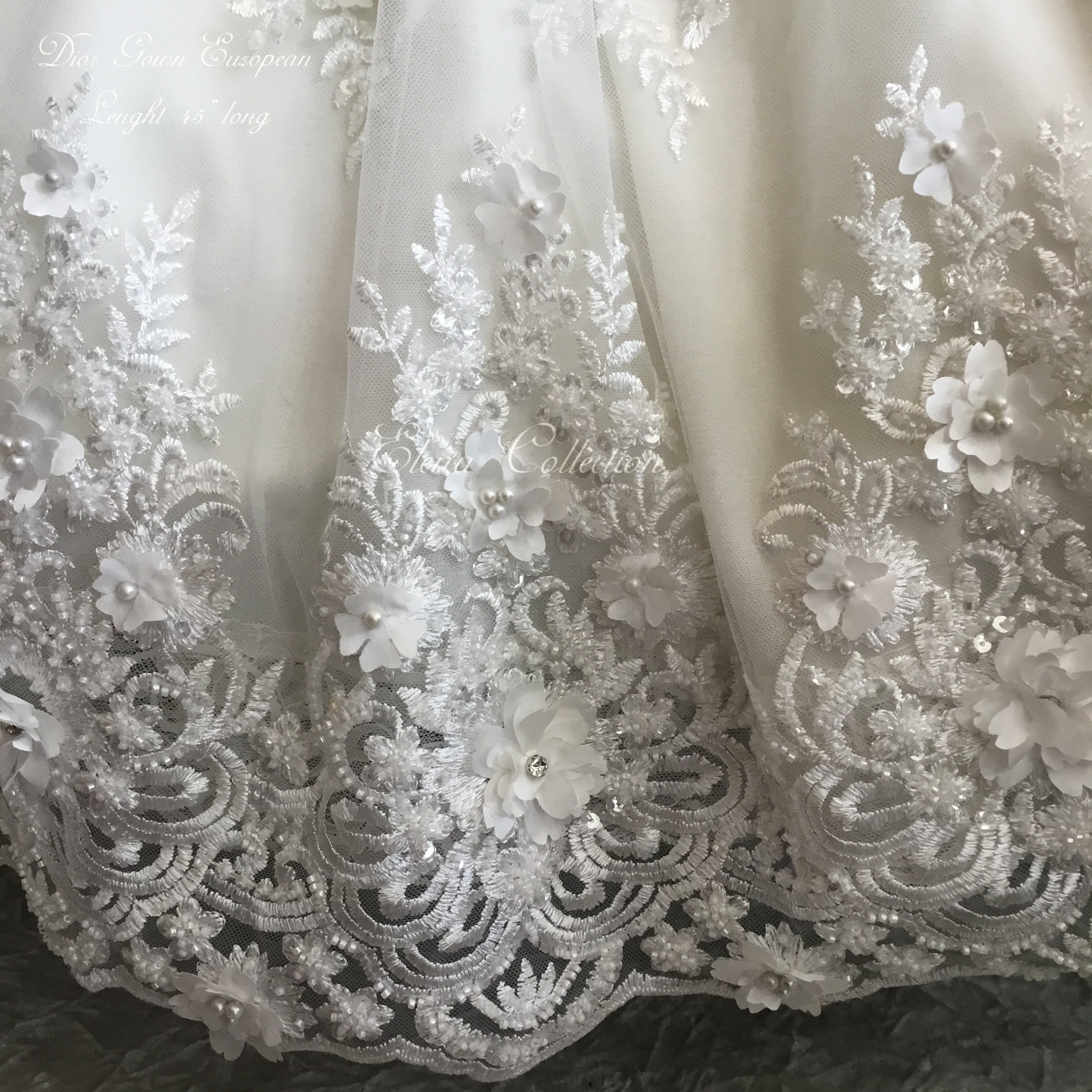 Heirloom Lace Christening Gown - Dior