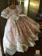 Christening Dress Blush - Cecilia