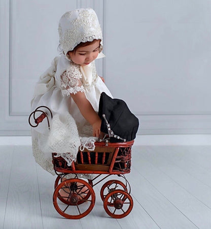 Silk Christening Dress - Daisy