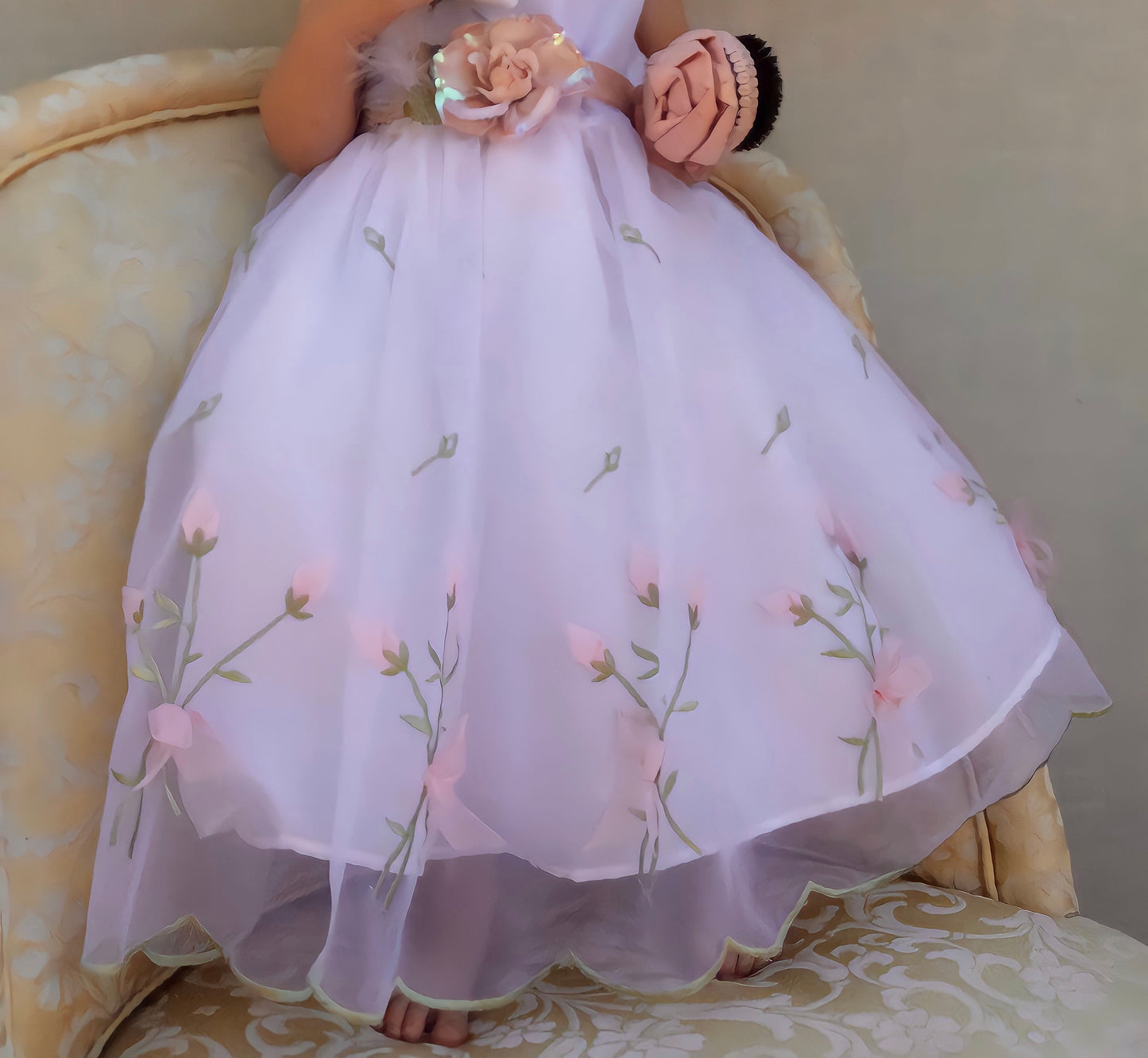 Baby Girl Organza Dress - Liza