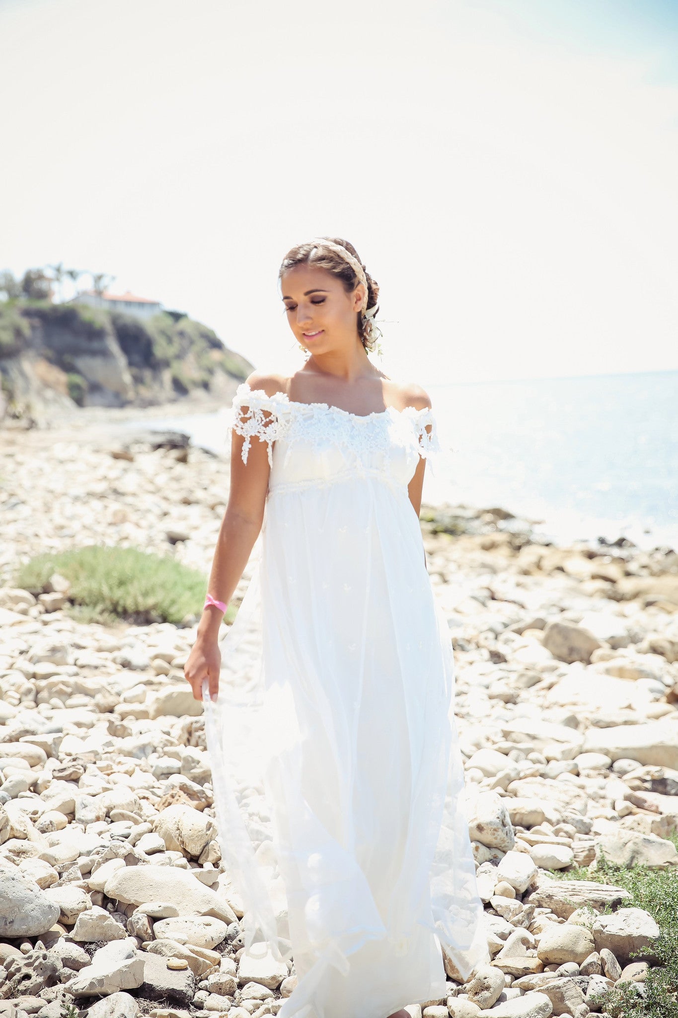 Wedding Dress-Bridal-Photo-prop-bridesmade-boho dress-Titanic - ElenaCollection
 - 4