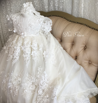 Heirloom Lace Christening Gown - Dior