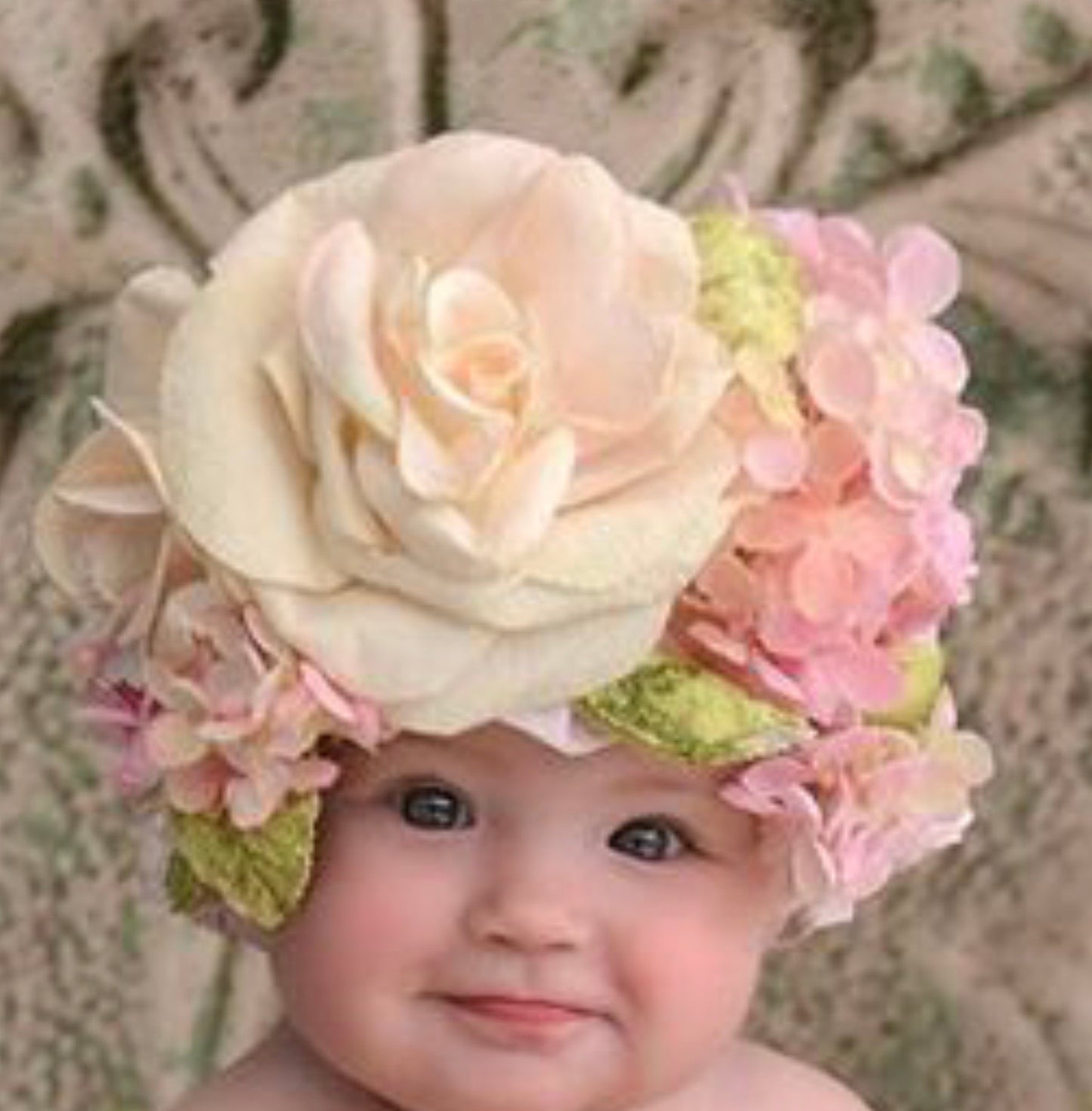 Floral Cotton Bonnet - Delia