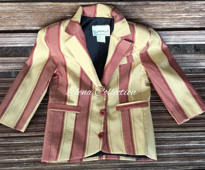 Boy Suit Striped Silk  - James