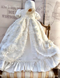 Christening Heirloom Gown with Bonnet - Adelina