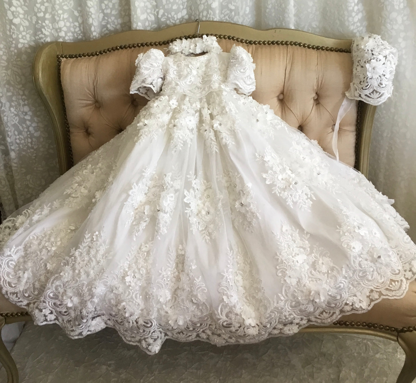 Heirloom Lace Christening Gown - Dior