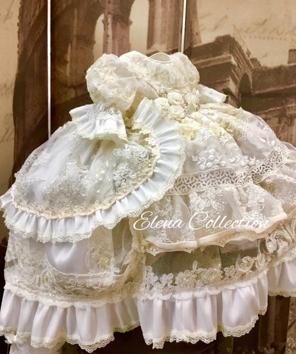 Victorian Christening gown - Beatriz 6-12m #rts