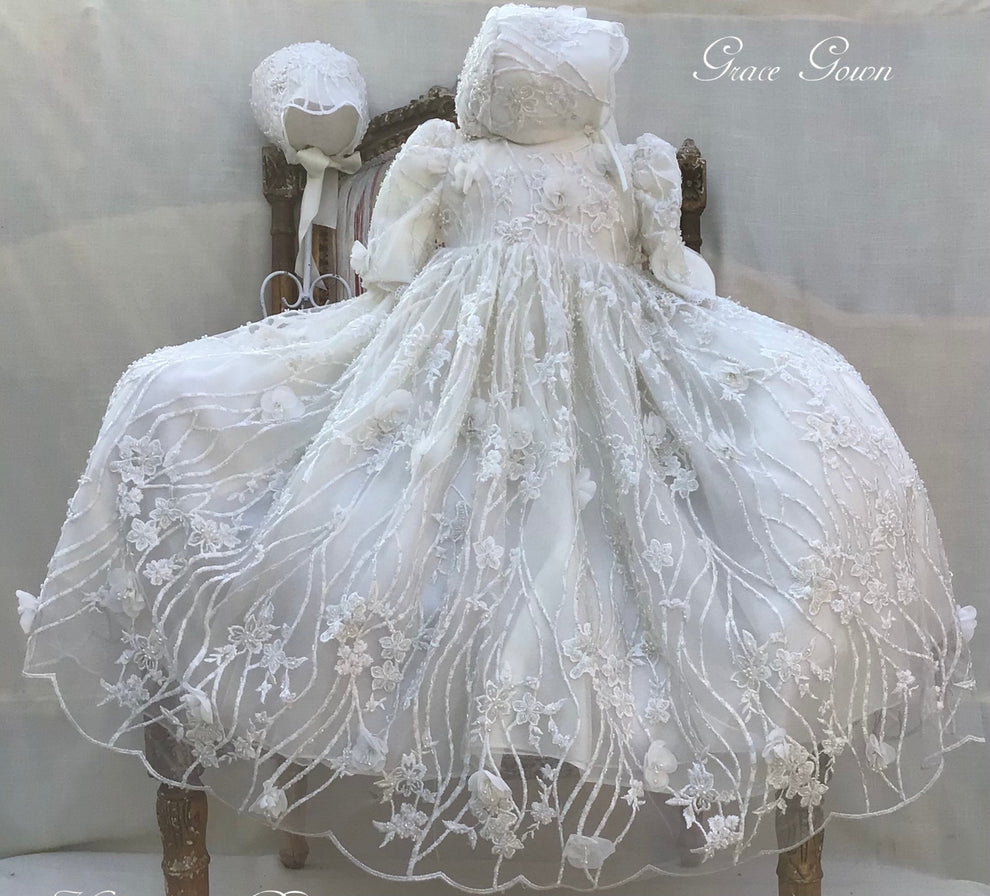 Christening Gown - Grace – Elena Collection