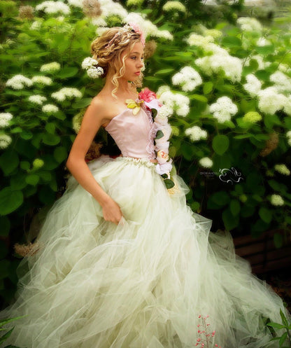 Bridal Tulle Skirt & Corset - Rachel