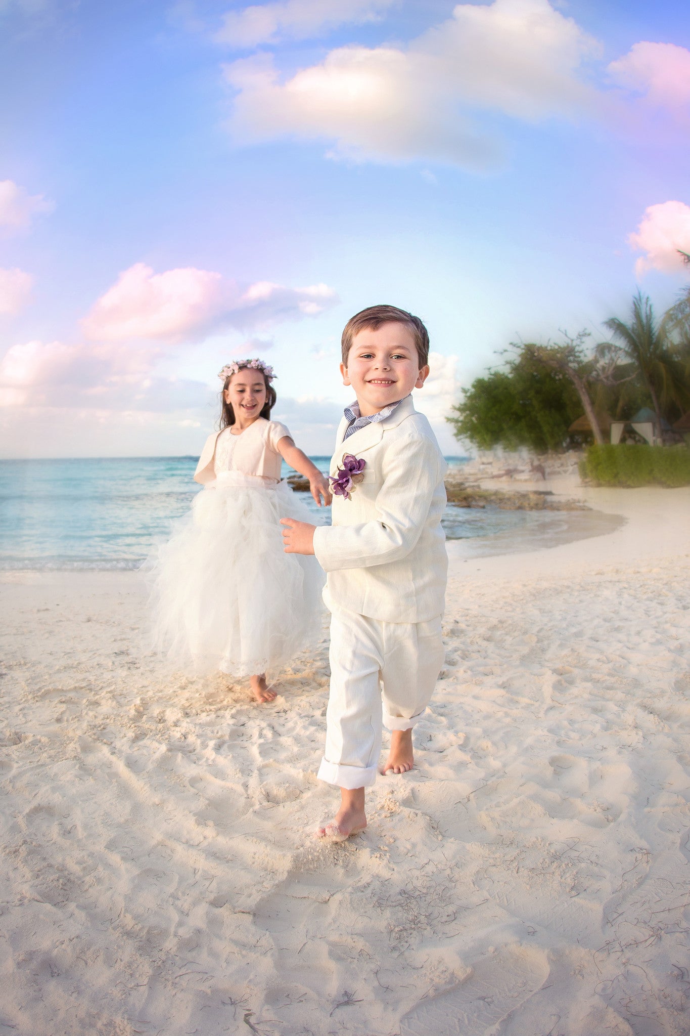 Boy linen suit for wedding best sale