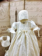 Christening Silk Gown & Bonnet -Jensen