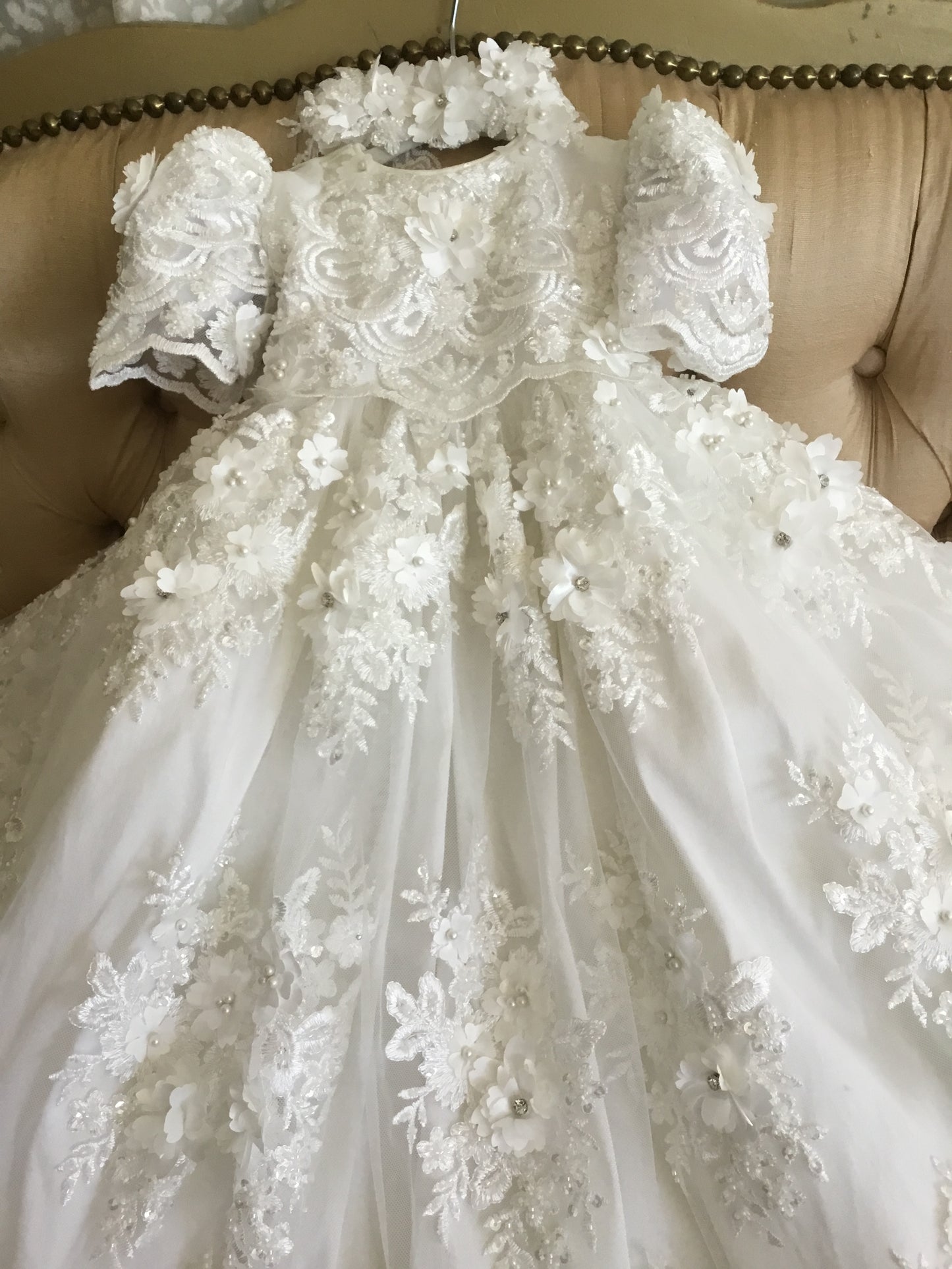 Heirloom Lace Christening Gown - Dior