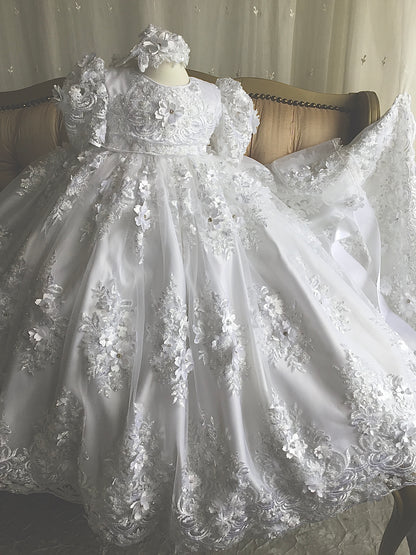 Heirloom Lace Christening Gown - Dior