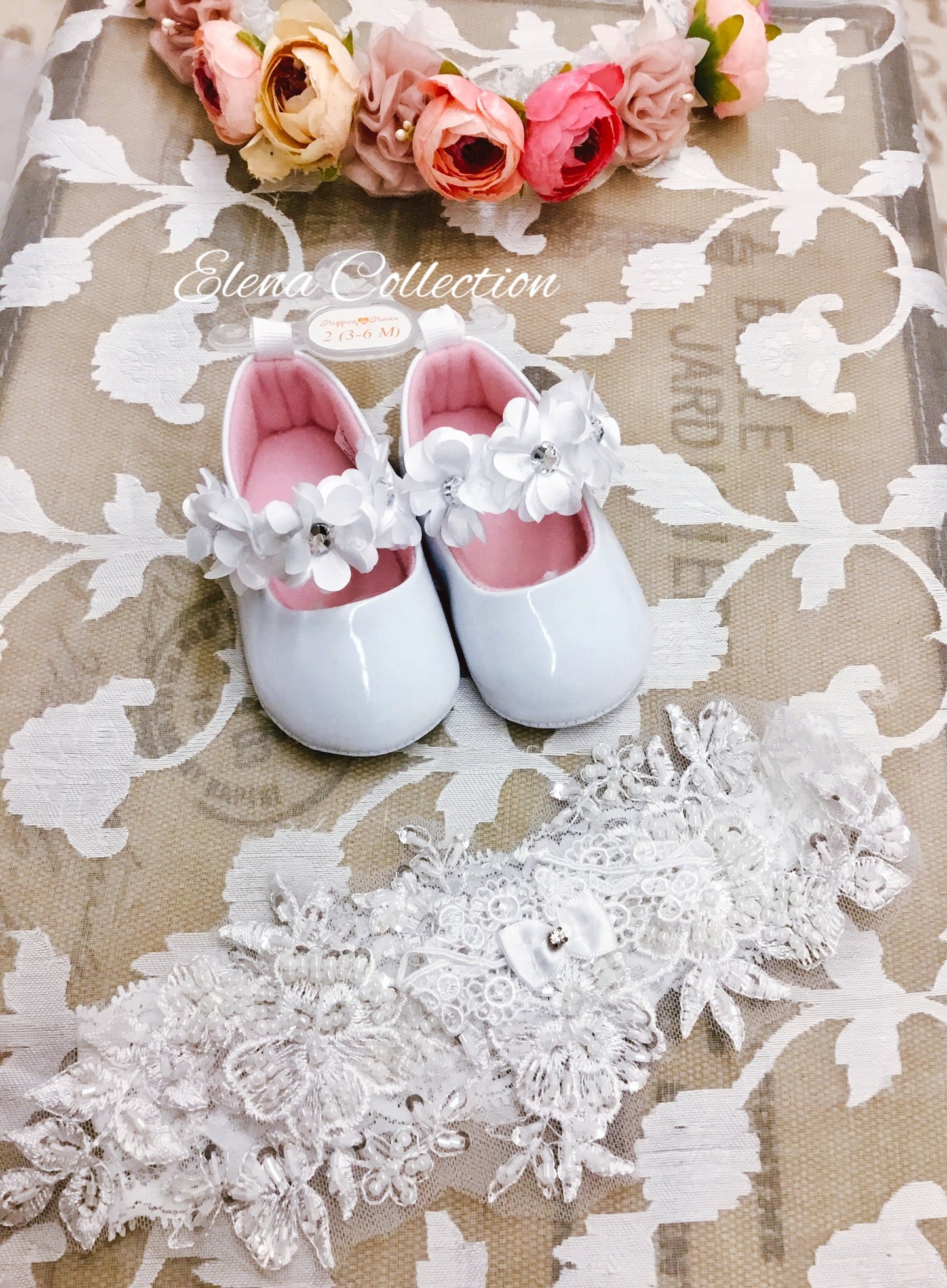 Christening shoes - Viviana